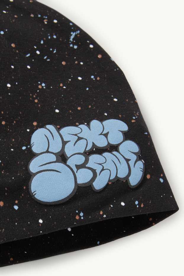 Bambini - Berretto - fantasia - nero