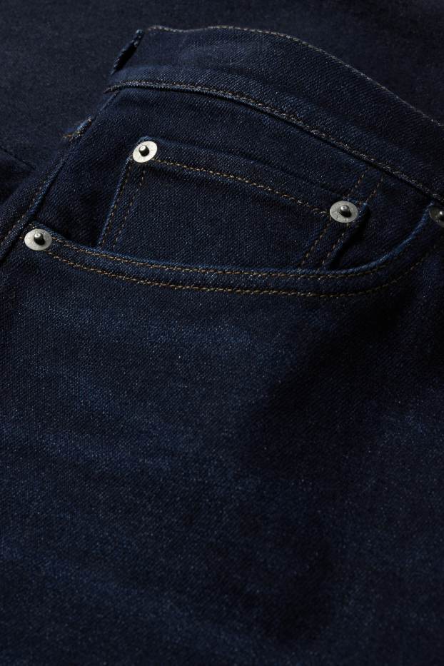 Hommes - Regular jean à boutons - jean chaud - LYCRA® - jean bleu foncé