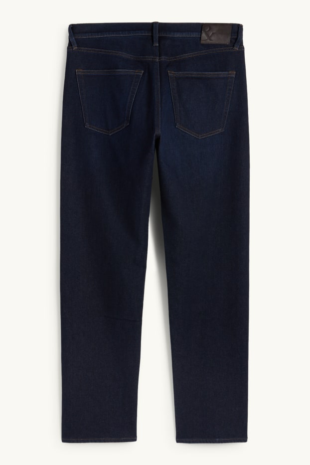 Hommes - Regular jean à boutons - jean chaud - LYCRA® - jean bleu foncé