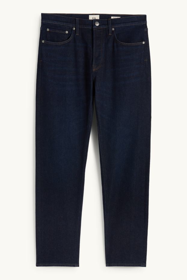 Hommes - Regular jean à boutons - jean chaud - LYCRA® - jean bleu foncé