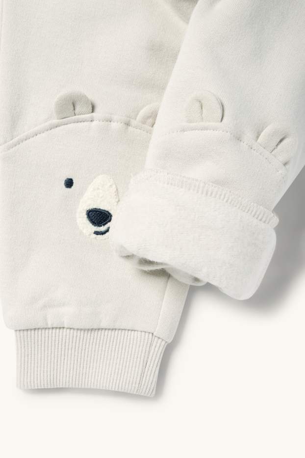 Bébés garçons - Lot de 3 - oursons - pantalons de jogging bébé - beige