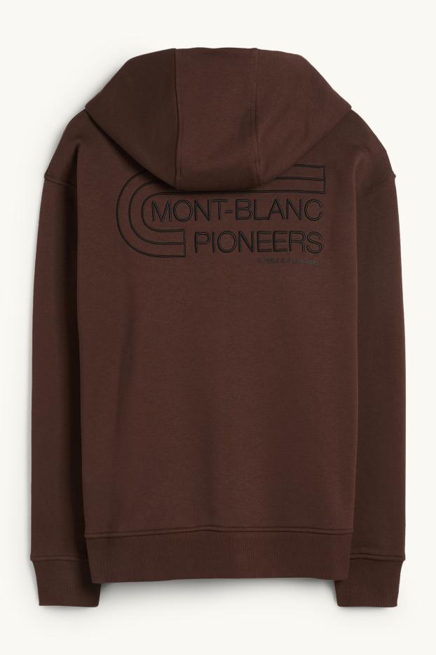 Men - Hoodie - dark brown