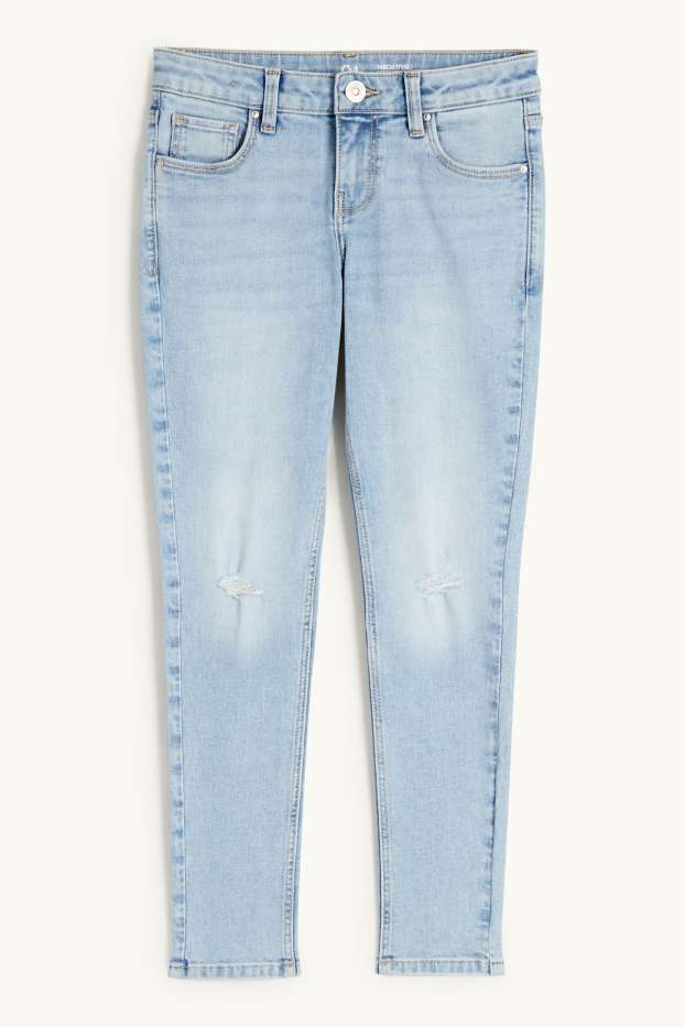 Enfants filles - Skinny jean - LYCRA® - jean bleu clair