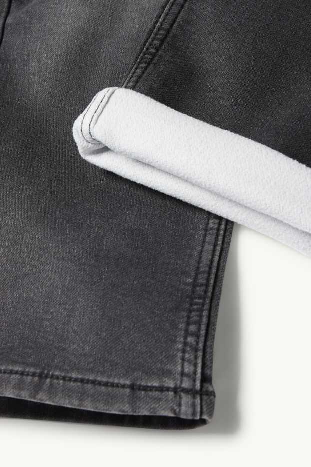 Enfants garçons - Jean de coupe droite - jean chaud - jog denim - jean gris