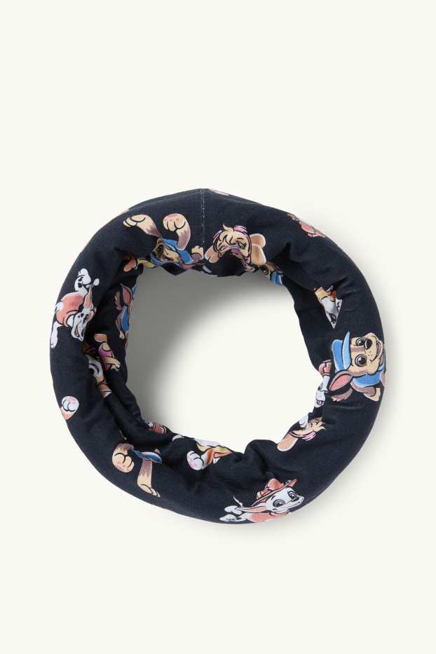 Kinder Buben - PAW Patrol - Skye, Chase, Marshall, Rubble - Loop Schal - dunkelblau