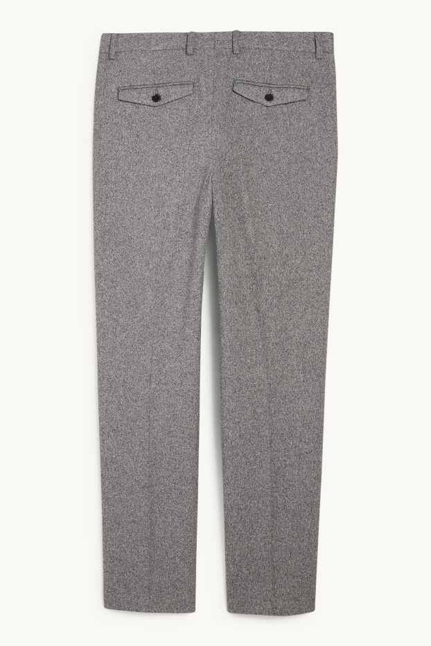 Home - Americana combinable - regular fit - elàstica - texturada - gris