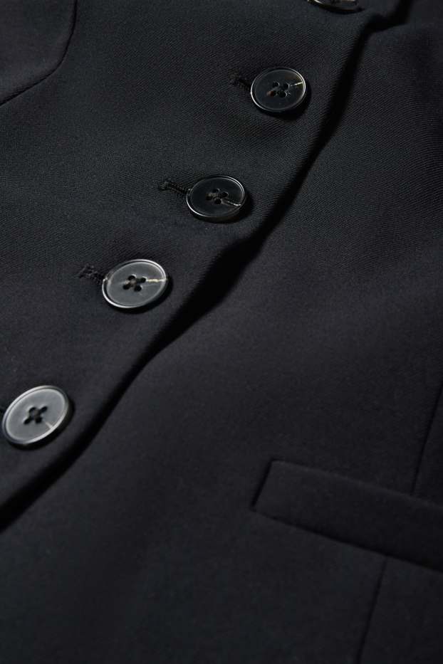 Damen - Business-Weste - Body Fit  - schwarz