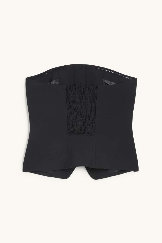 Damen - Business-Weste - Body Fit  - schwarz