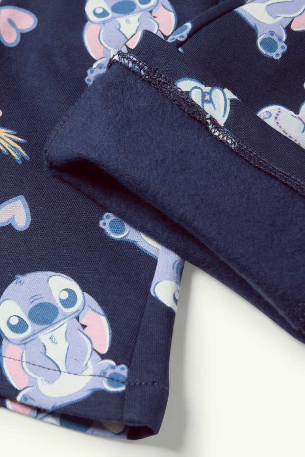 Kinder Mädchen - Lilo & Stich - Flared Thermoleggings - dunkelblau