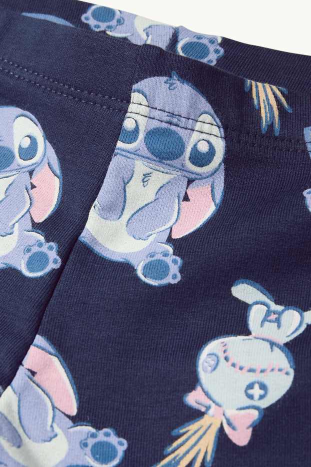 Kinder Mädchen - Lilo & Stich - Flared Thermoleggings - dunkelblau