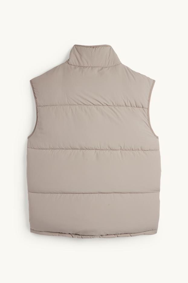 Hommes - Doudoune sans manches - taupe