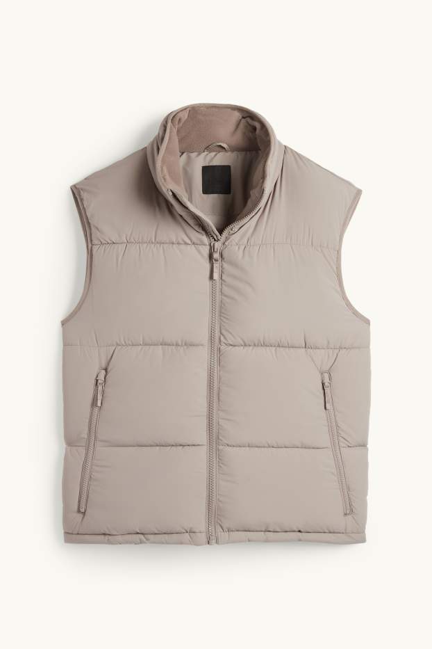 Hommes - Doudoune sans manches - taupe