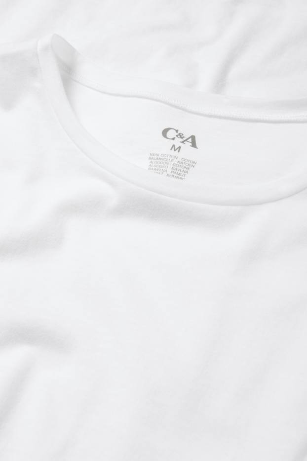 Herren - Multipack 3er - Unterhemd - weiß