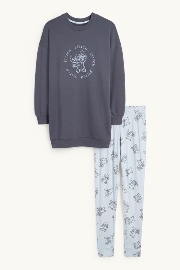 Donna - Pigiama - Lilo & Stitch - blu scuro