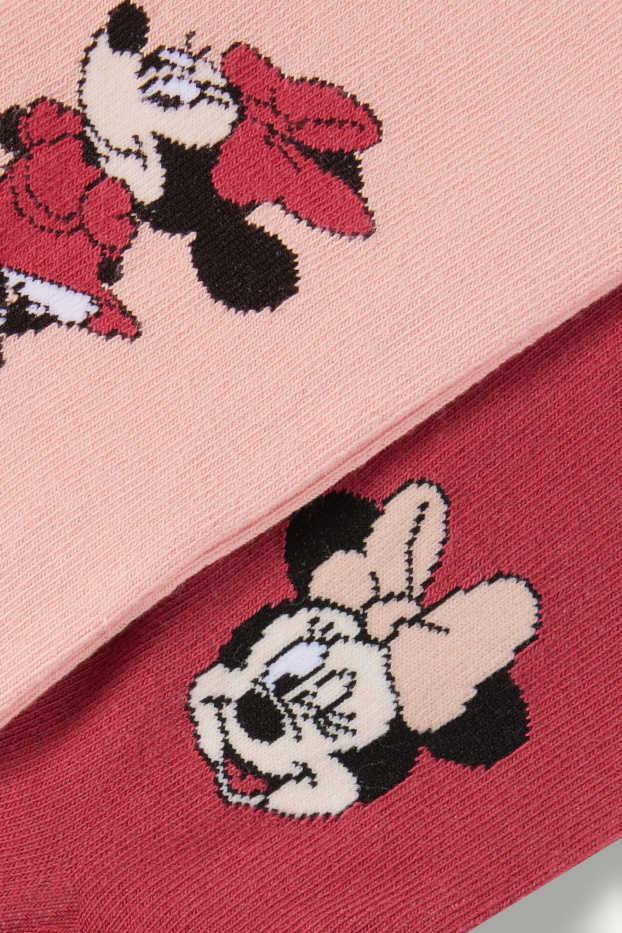 Kinderen: meisjes - Set van 2 - Minnie Mouse - maillot - roze