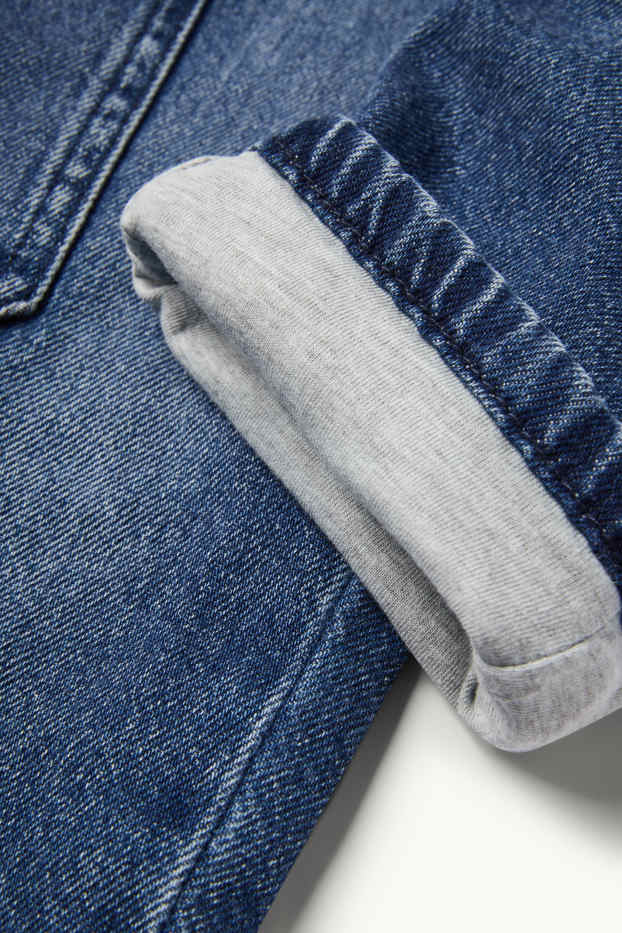 Kinder Jungen - Fuchs - Relaxed Jeans - Thermojeans - jeansblau