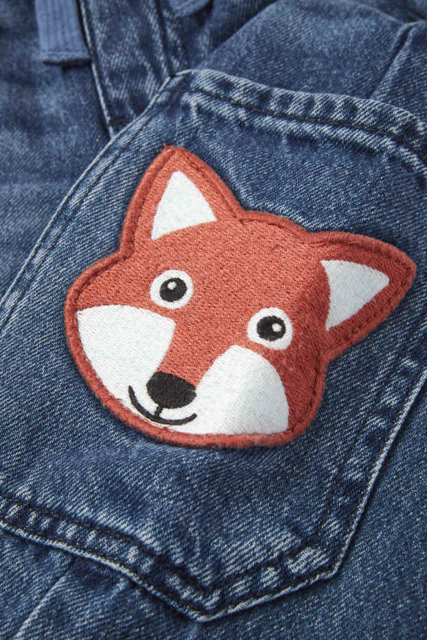 Kinder Jungen - Fuchs - Relaxed Jeans - Thermojeans - jeansblau