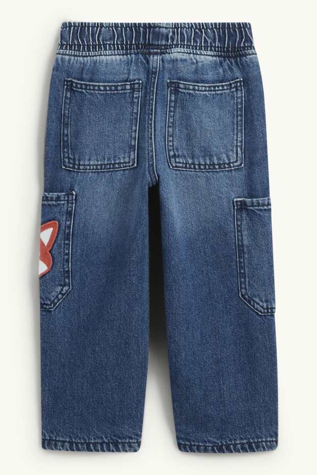 Kinder Jungen - Fuchs - Relaxed Jeans - Thermojeans - jeansblau