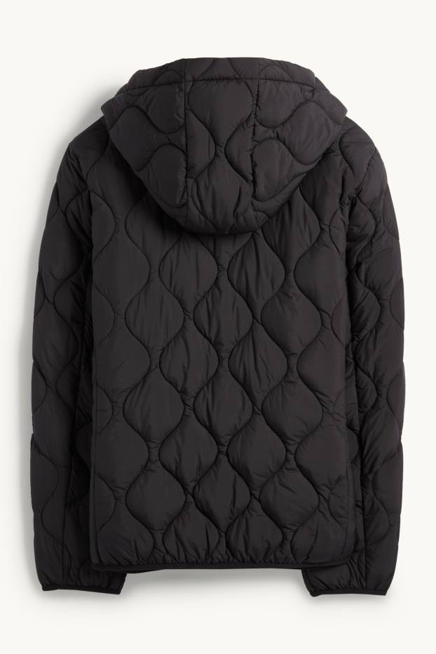 Femmes - Doudoune à capuche - noir