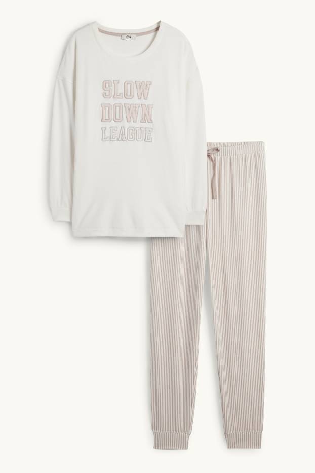 Femmes - Pyjama d’hiver - blanc