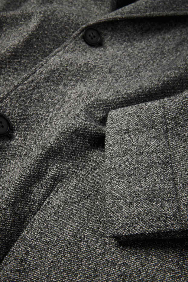 Herren - Baukasten-Sakko - Regular Fit - Stretch - strukturiert - grau