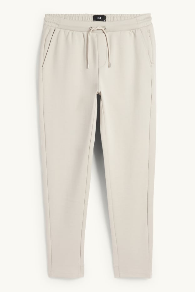 Home - Pantalons de xandall - beix clar