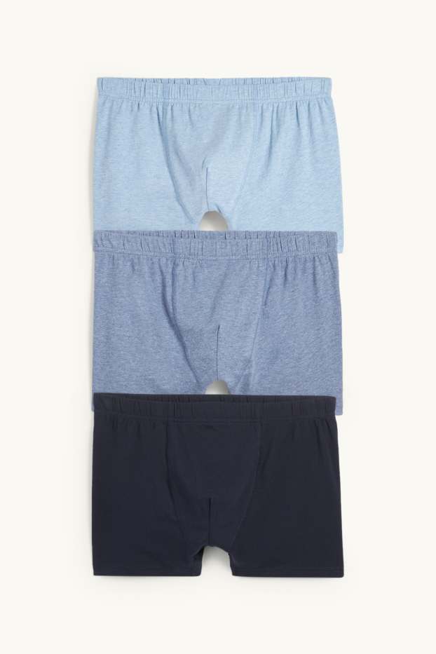 Bărbați - Multipack 5 perechi - chiloți boxer - albastru