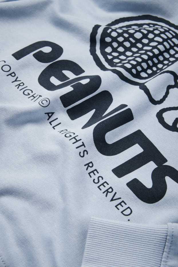 Hommes - Sweat - Peanuts - bleu clair