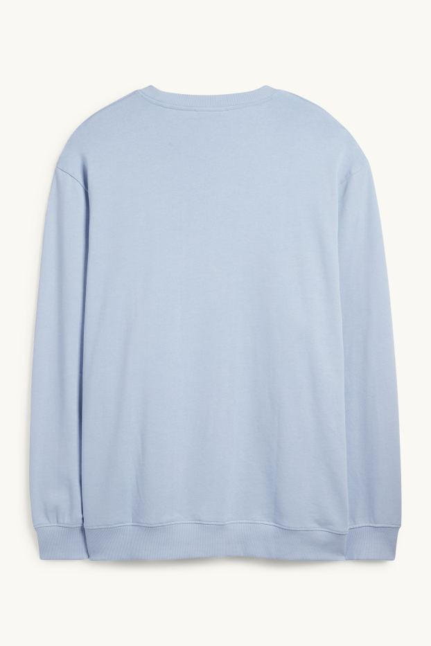 Hommes - Sweat - Peanuts - bleu clair