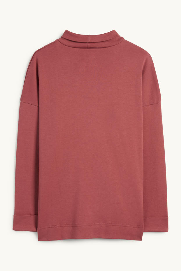 Dona - Jersei de coll alt - vermell