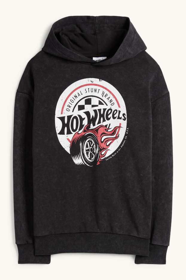Kinder Buben - Hot Wheels - Hoodie - schwarz