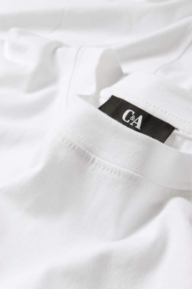 Femei - Tricou cu mânecă lungă  - alb