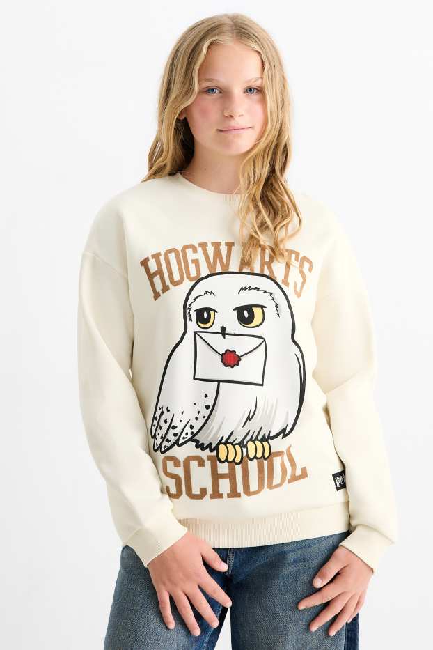 Bambine - Harry Potter - felpa - bianco crema