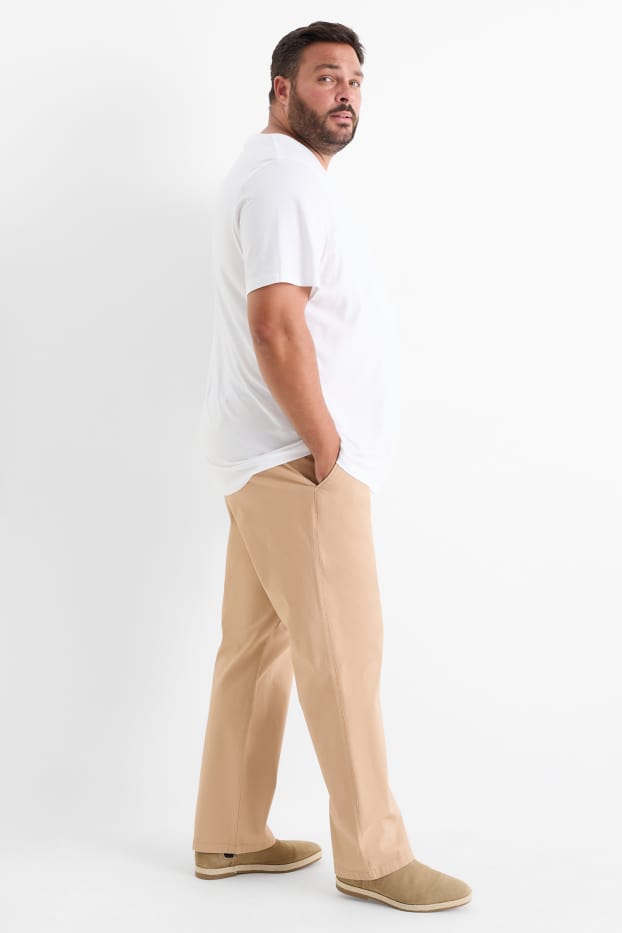 Uomo - Pantaloni chino - regular fit - tortora