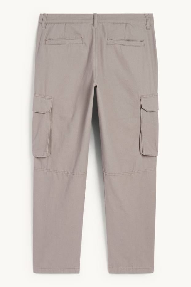 Pánské - Cargo kalhoty - taupe