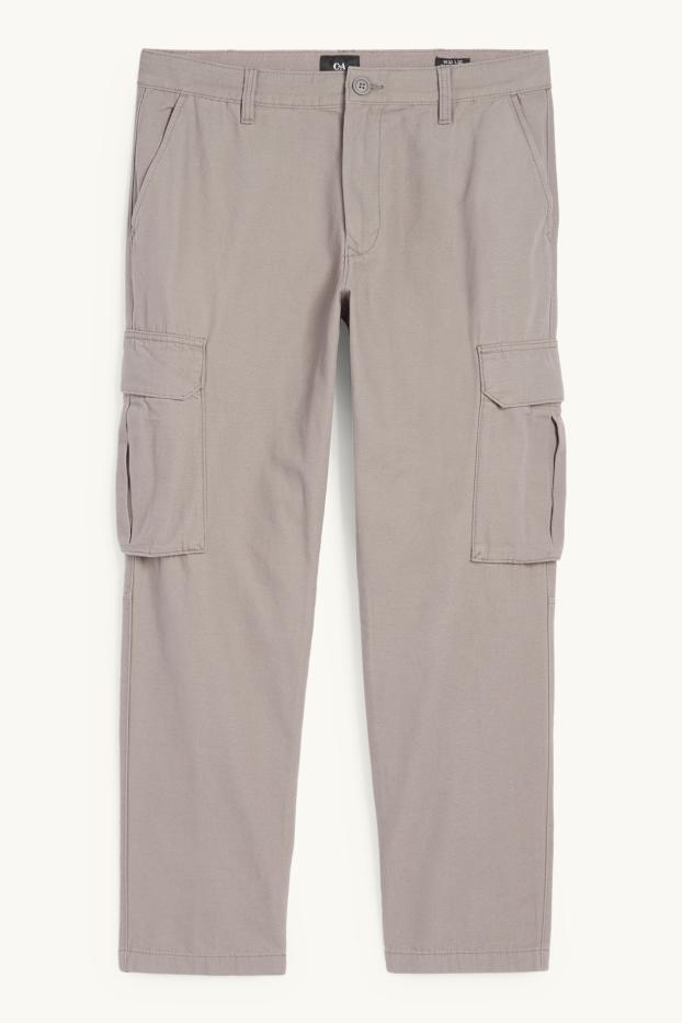 Pánské - Cargo kalhoty - taupe