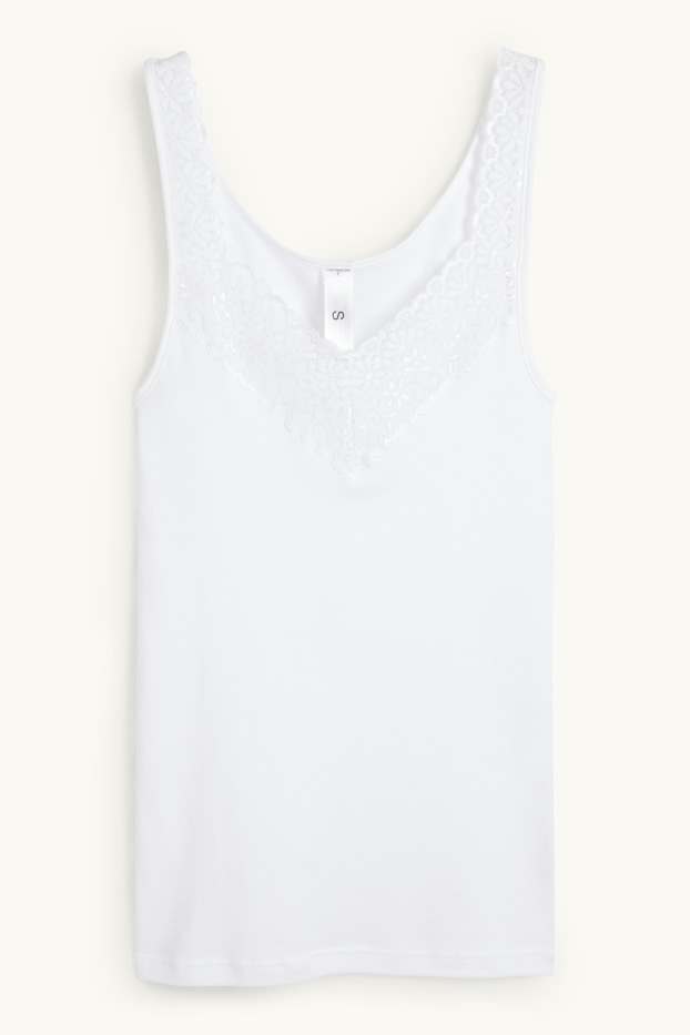 Femmes - Caraco - blanc