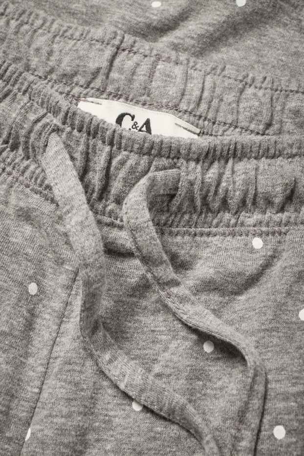 Dona - Pantalons de pijama - de piquets - gris clar