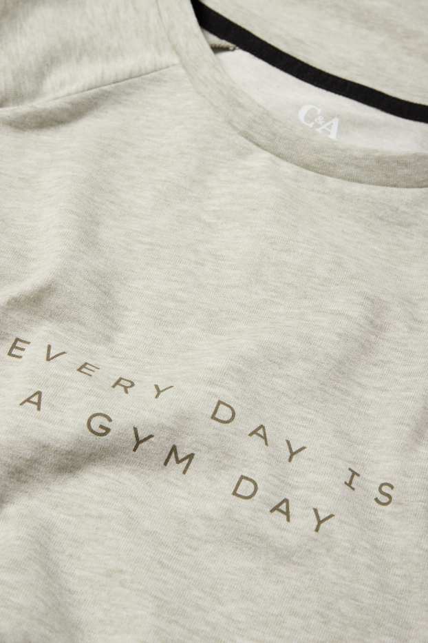 Heren - Sportshirt - relaxed fit - lichtgroen