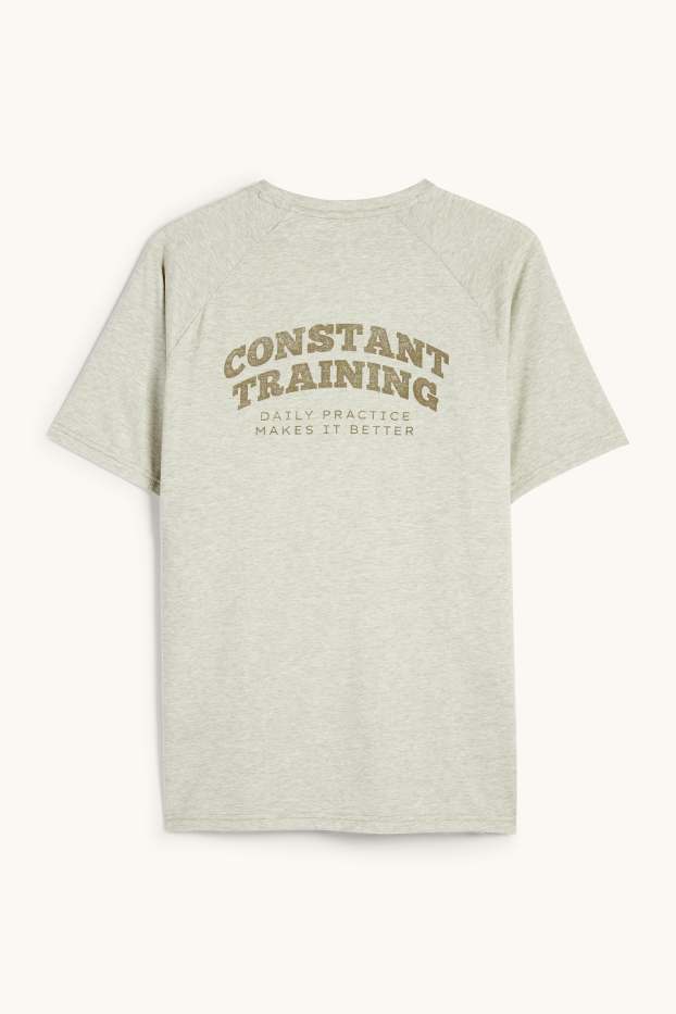 Heren - Sportshirt - relaxed fit - lichtgroen