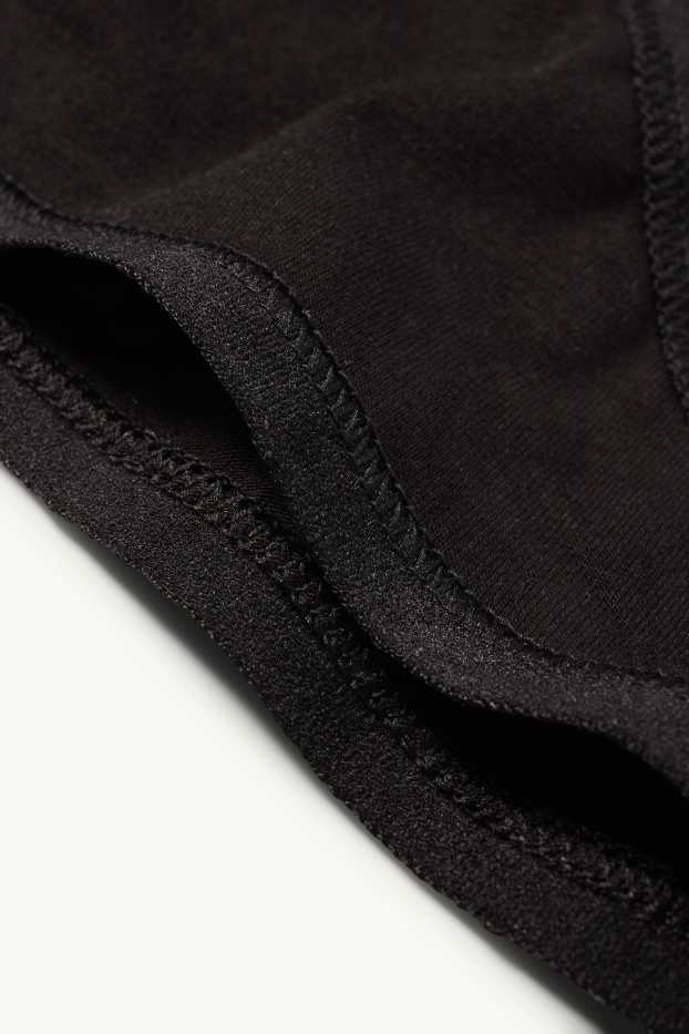 Damen - Multipack 3er - String - schwarz