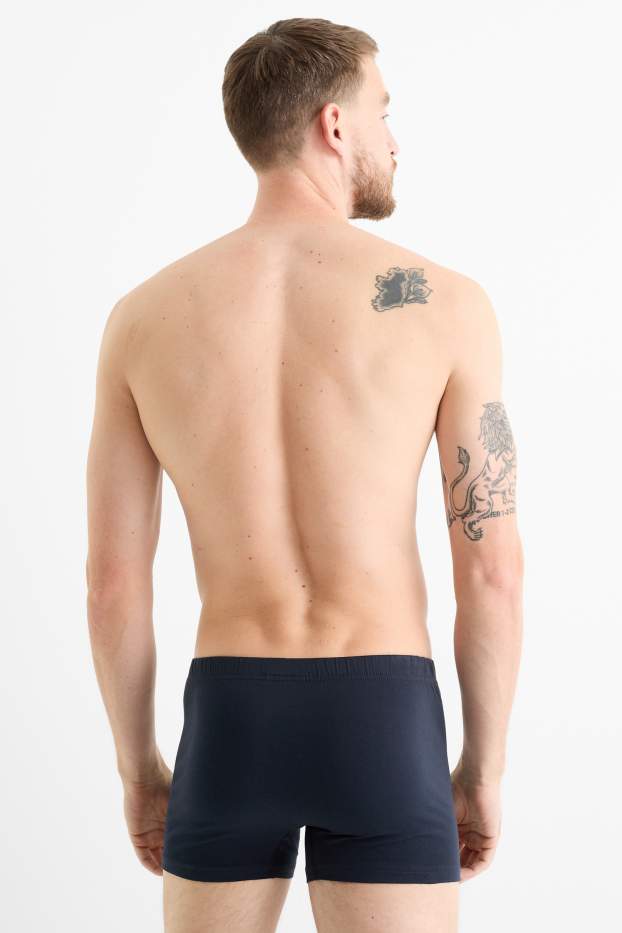 Bărbați - Multipack 5 perechi - chiloți boxer - albastru