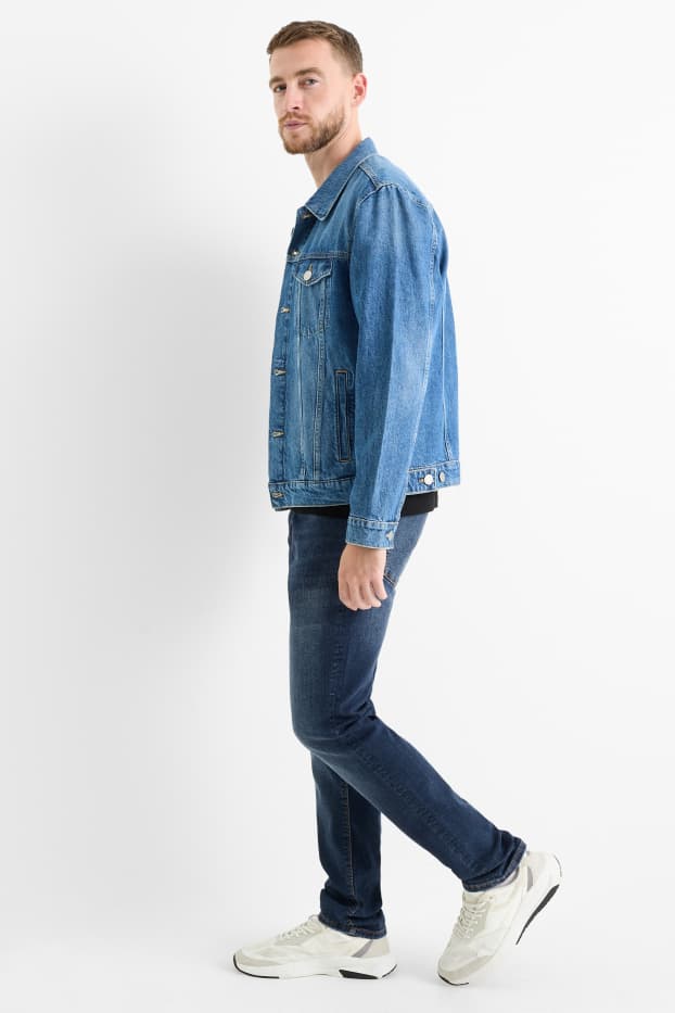 Heren - Slim jeans - LYCRA® - jeansdonkerblauw