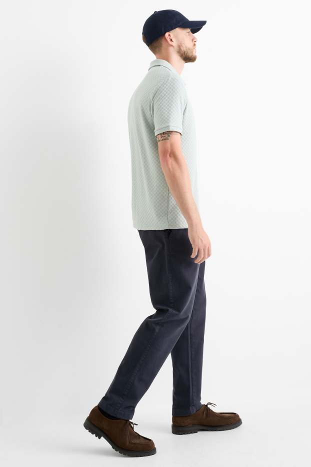 Hommes - Chino - bleu foncé