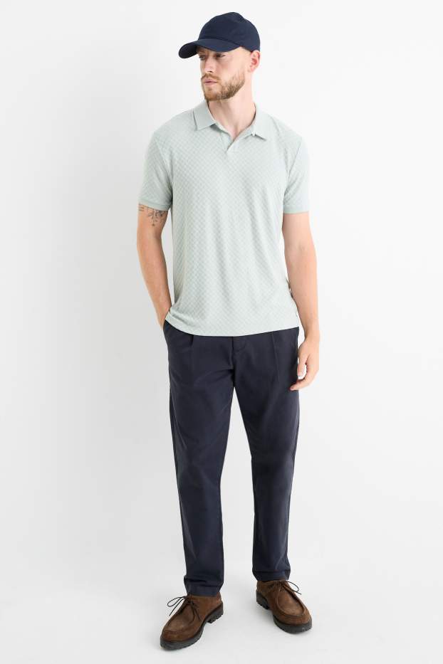 Hommes - Chino - bleu foncé