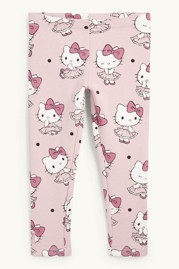 Kinder Mädchen - Hello Kitty - Thermoleggings - rosa