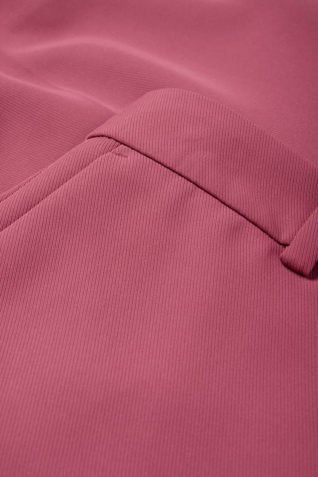 Dona - Pantalons formals - mid waist - wide leg - rosa fosc