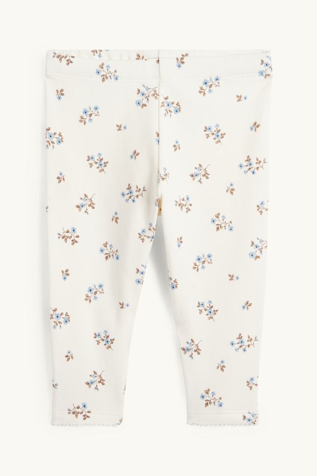 Baby Girls - Floral - baby outfit - 3 piece - blue