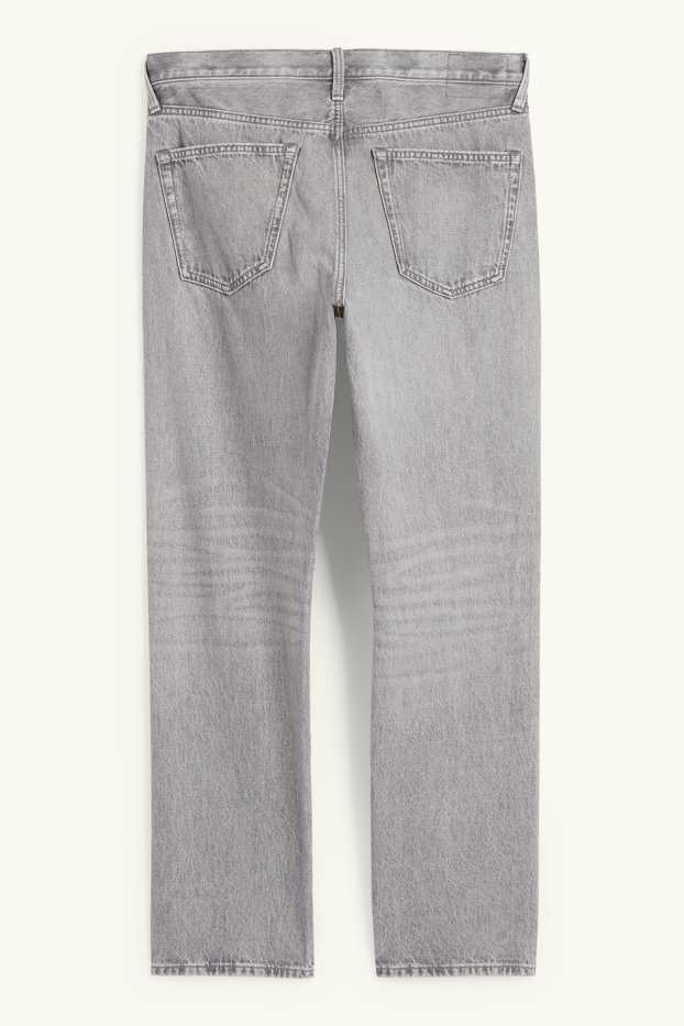 Uomo - Regular jeans con abbottonatura - jeans grigio chiaro