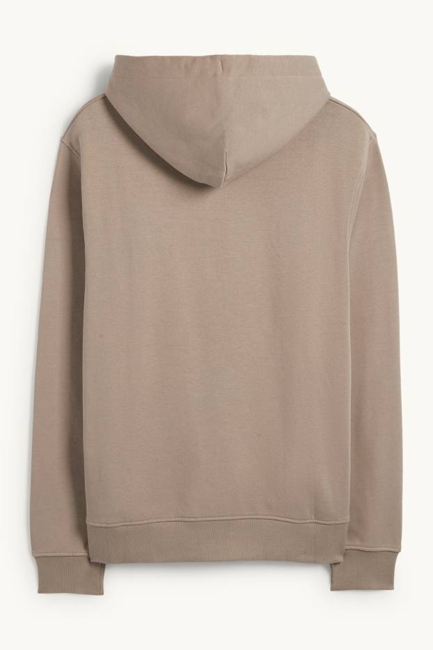 Men - Hoodie - taupe